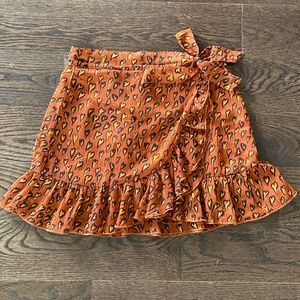 Urban Outfitters Women's Heart Patterned Skirt